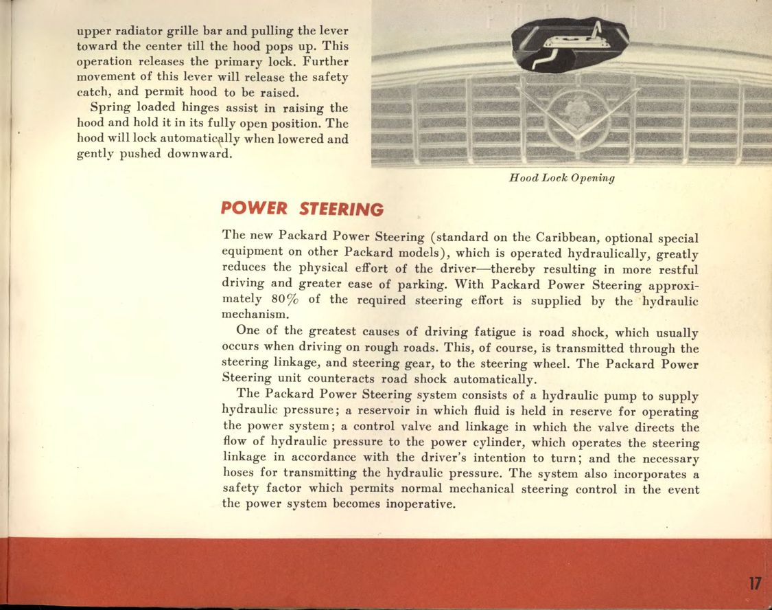1955 Packard Owners Manual Page 19